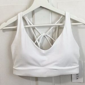 Athleta Solace Bra in Powervita White NWT
